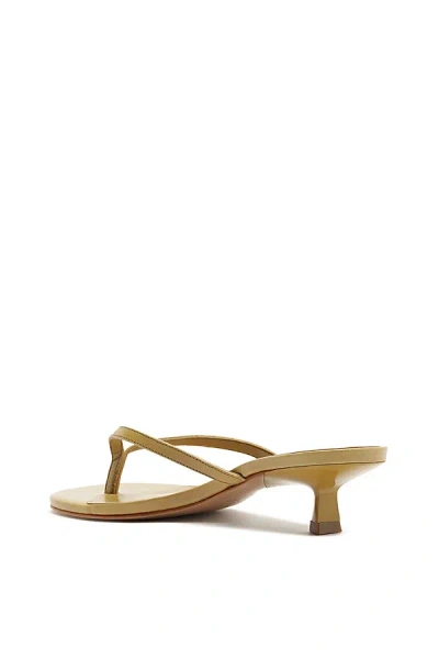 Schutz Carolyn Kitten Heel Sandal In Brown