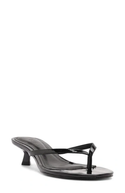Schutz Carolyn Kitten Heel Sandal In Black