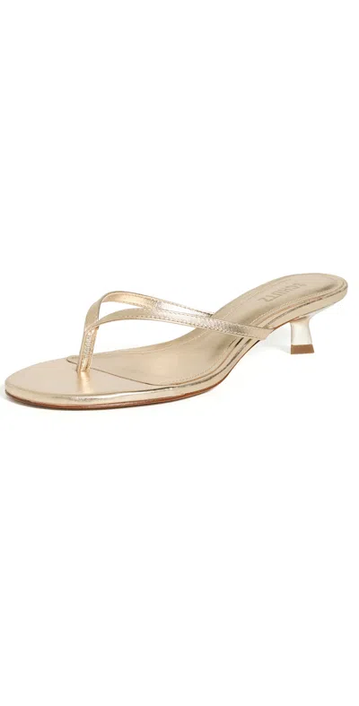 Schutz Carolyn Sandals Platinum In Neutral
