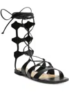 SCHUTZ CASSIA FLAT WOMENS CAGED GLADIATOR CASUAL GLADIATOR SANDALS