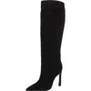 Schutz Cate Curve Womens Solid Nubuck Knee-high Boots In Multi