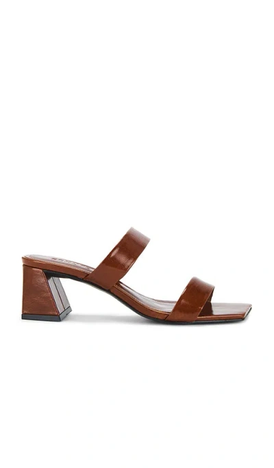 Schutz Chantal Mid Sandal In Brown
