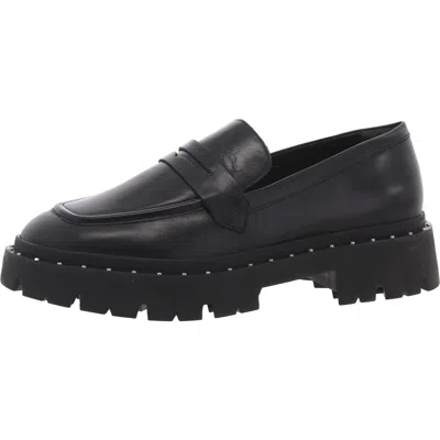 Schutz Christie Studs Womens Studded Leather Loafers