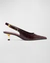 Schutz Women's Ciara Slingback Kitten Heel Pumps In Red
