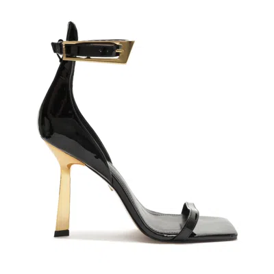 Schutz Ciara Ankle Strap Sandal In Black