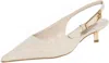 Schutz Ciara Pump Mid Heel In Beige In White