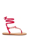 Schutz Claire Sandal In Red