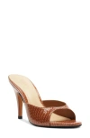 Schutz Clea Slide Sandal In Brown