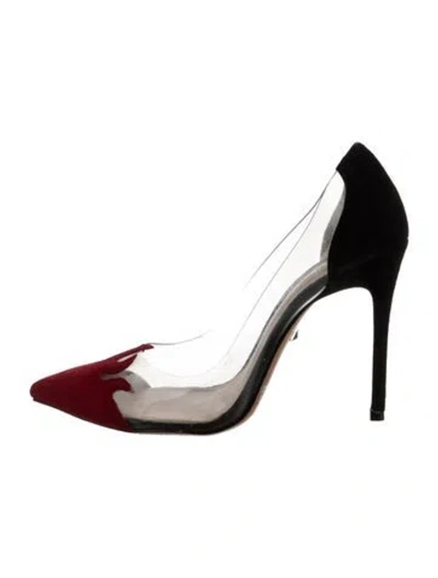 Pre-owned Schutz Colorblock Pattern Pumps In Black