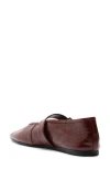 Schutz Courtney Patent Leather Mary Jane Flat In Multi
