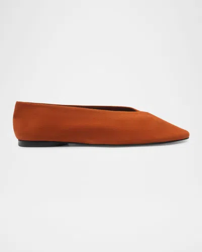 Schutz Courtney Suede Flats