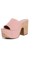 Schutz Dalle Wave Platform Sandals Deep Blush In Deep Blush