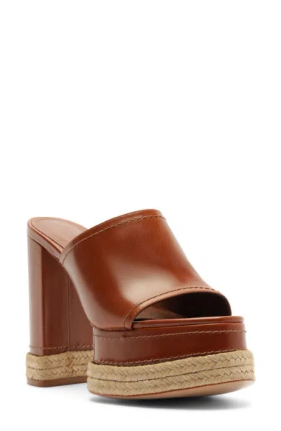 Schutz Darah Platform Sandal In Brown