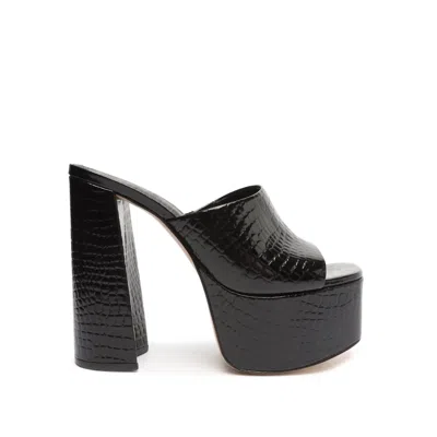 Schutz Darah Platform Sandal In Black