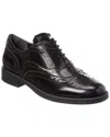 Schutz David Leather Flat In Black