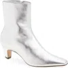 Schutz Dellia Square Toe Bootie In Black
