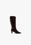 Schutz Dellia Up Boot In Cherry Wine