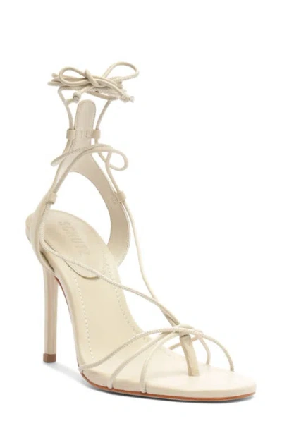 Schutz Demetria Ankle Strap Stiletto Sandal In Multi