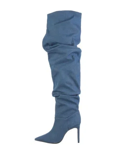 Pre-owned Schutz Denim Boots In Blue