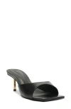 Schutz Dethalia Pin Heel Slide Sandal In Black