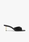 Schutz Dethalia Pin Heel Slide Sandal In Black