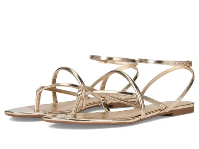 Schutz Diana Flat In Silver