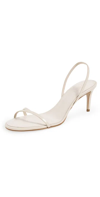 Schutz Diana Mid Heeled Sandals Off White