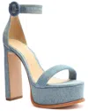 SCHUTZ SCHUTZ EDUARDA DENIM SANDAL