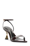 Schutz Elisha Ankle Strap Sandal In Brown