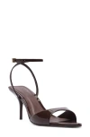 Schutz Elodie Ankle Strap Sandal In Brown