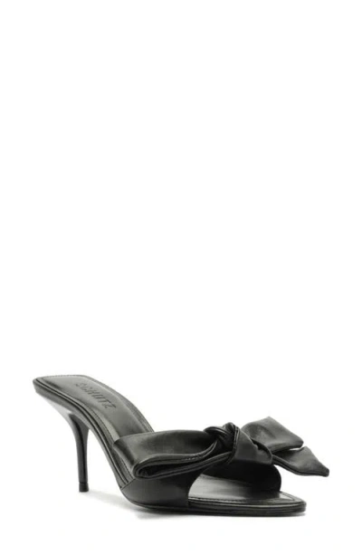 Schutz Elodie Bow Sandal In Black