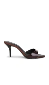 Schutz Elodie Mule In Burgundy