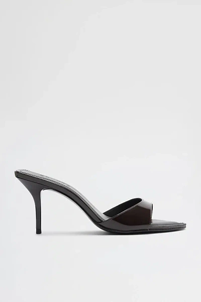 Schutz Elodie Mule Heel In Dark Brown, Women's At Urban Outfitters In Black