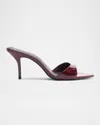 Schutz Elodie Patent Stiletto Mule Sandals
