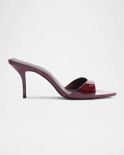 Schutz Elodie Patent Stiletto Mule Sandals