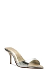 Schutz Elodie Pointed Toe Sandal In Animal Print