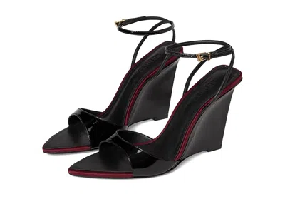 Schutz Elodie Wedge In Black