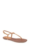 Schutz Elsha Ankle Strap Sandal In Cuoio Brown