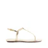 Schutz Elsha Sandals Platina In Gold