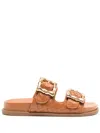 Schutz Enola Sporty Sandal In 褐色