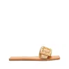 SCHUTZ ENOLA WOVEN LEATHER SANDAL