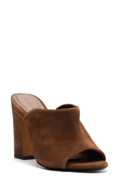 Schutz Esme Slide Sandal In Brown
