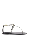 Schutz Ester Strappy Thong Sandals In 白色