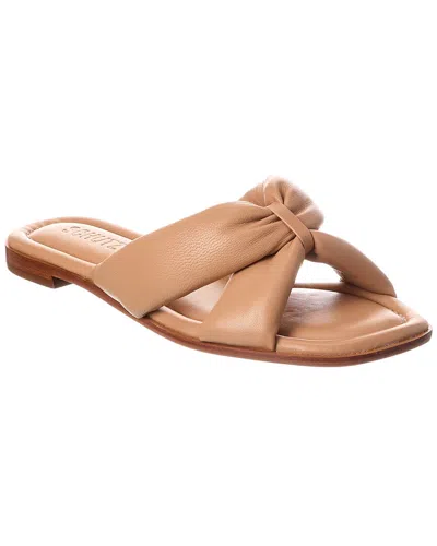 Schutz Fairy Leather Sandal In Brown