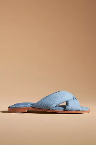 Schutz Fairy Sandals In Blue
