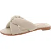 SCHUTZ FAIRY WOMENS PADDED INSOLE WOVEN SLIDE SANDALS