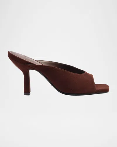 SCHUTZ FINLEY SUEDE MULE SANDALS