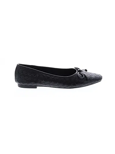 Pre-owned Schutz Flats In Black