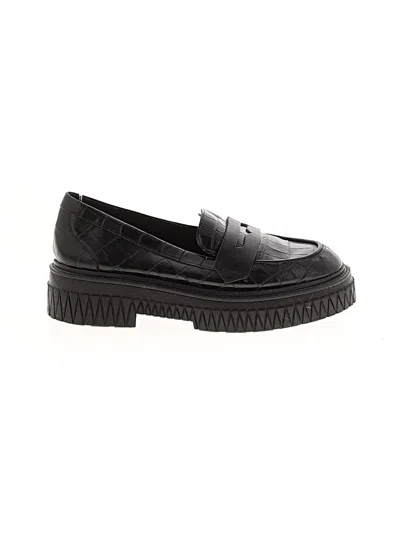 Pre-owned Schutz Flats In Black
