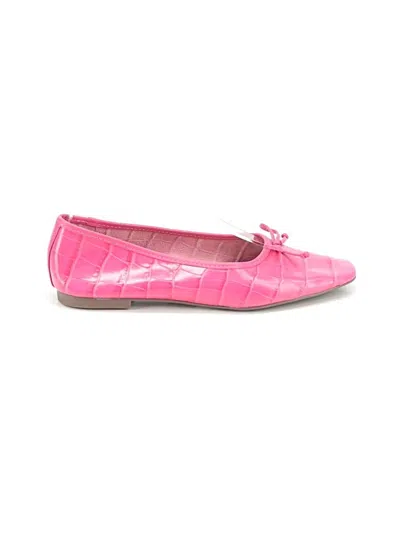 Pre-owned Schutz Flats In Pink